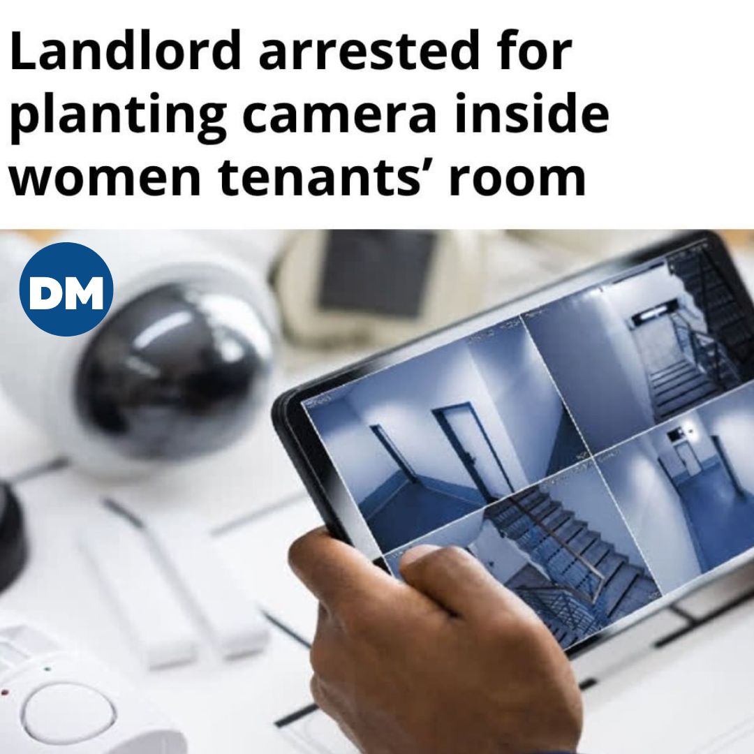 Hyderabad Landlord is Detained After Installing a Camera in the Female Tenants' Bathroom.