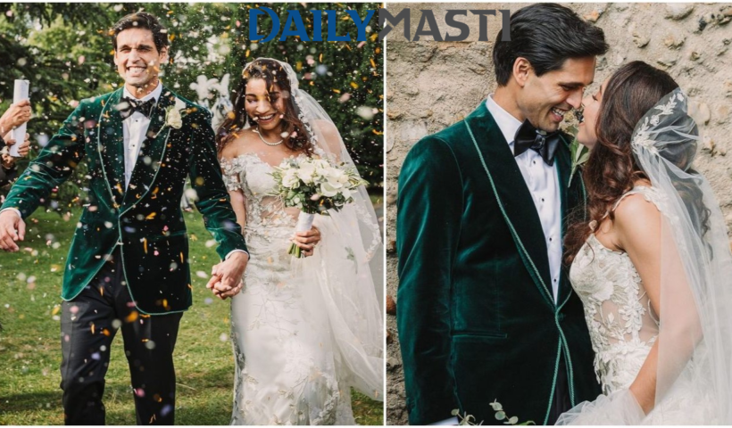 Sidhartha Mallya and Jasmine look ethereal in official PICS from their wedding in England; couple looks deeply in love in dance video