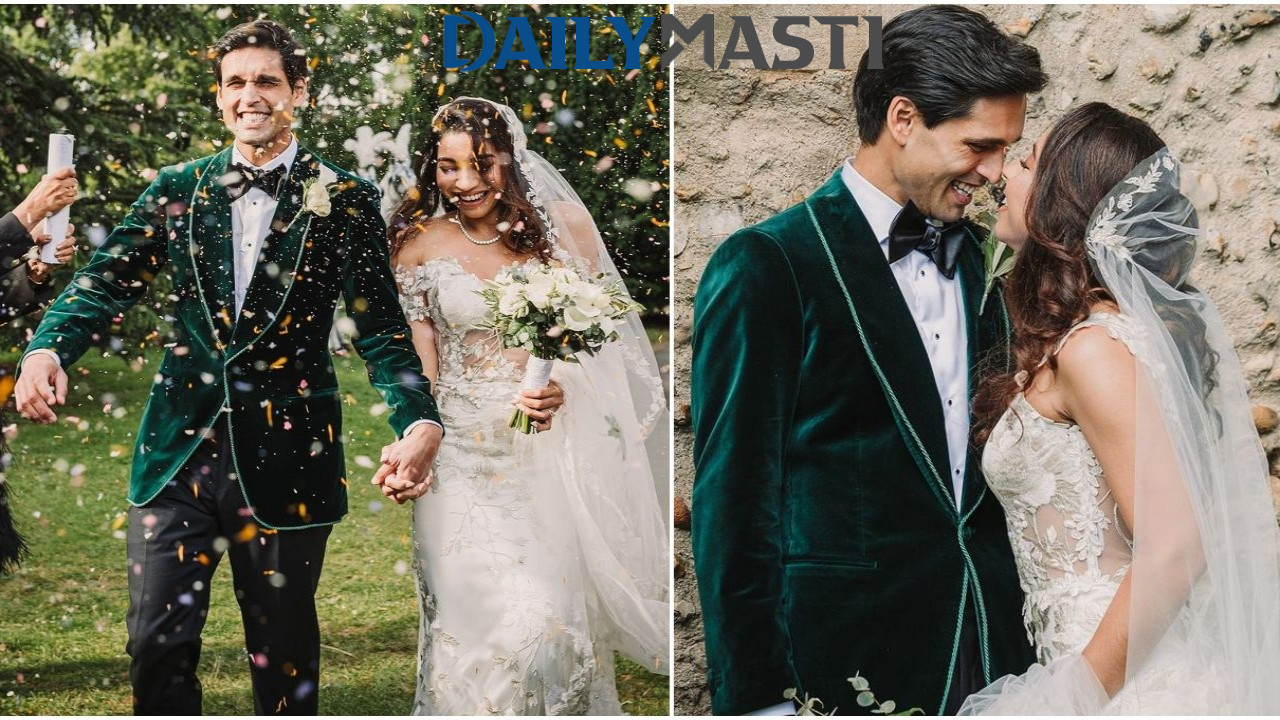 Sidhartha Mallya and Jasmine look ethereal in official PICS from their wedding in England; couple looks deeply in love in dance video